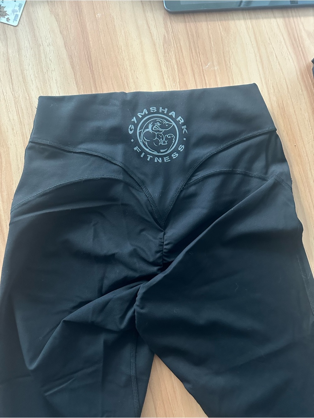 Gymshark Kids Black High-Rise Performance Leggings